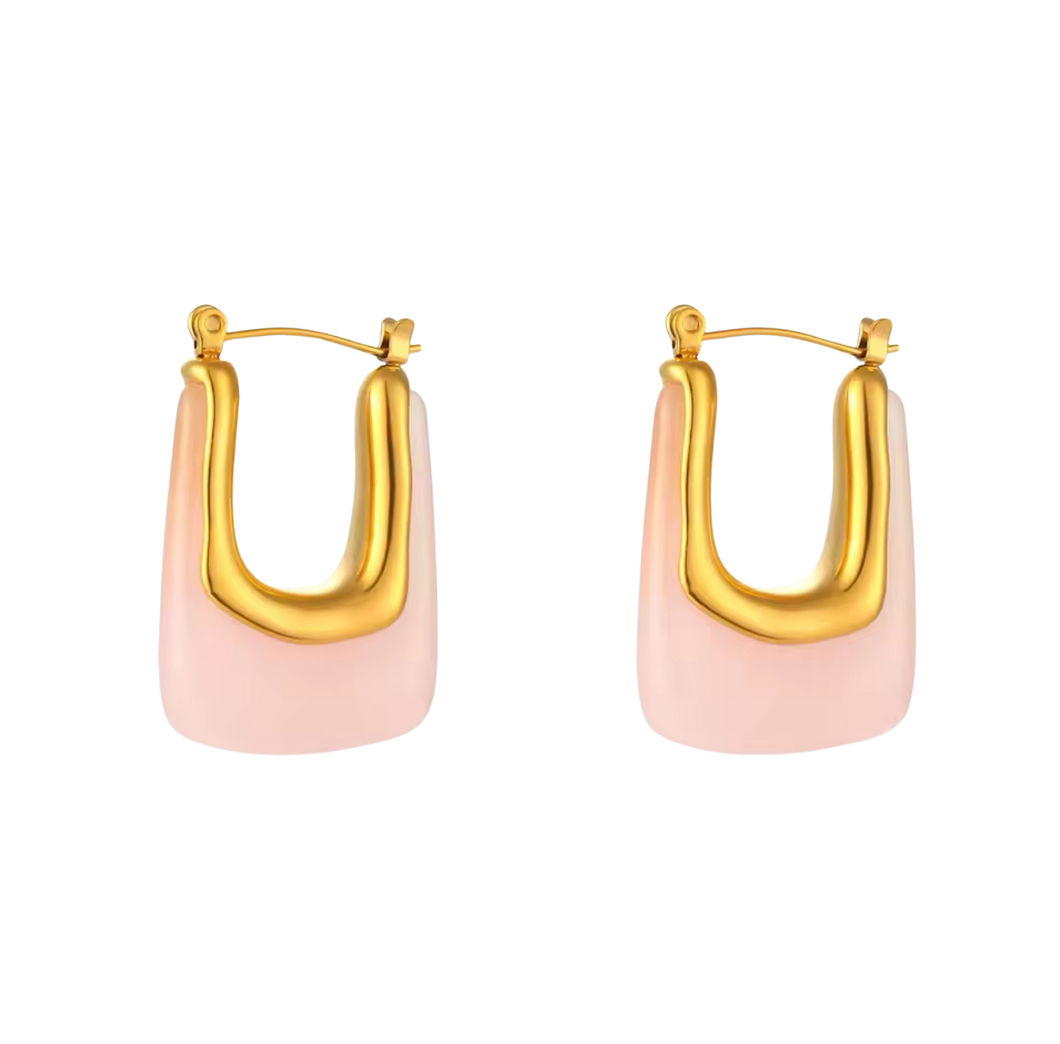 Rene  Earrings (Pink)